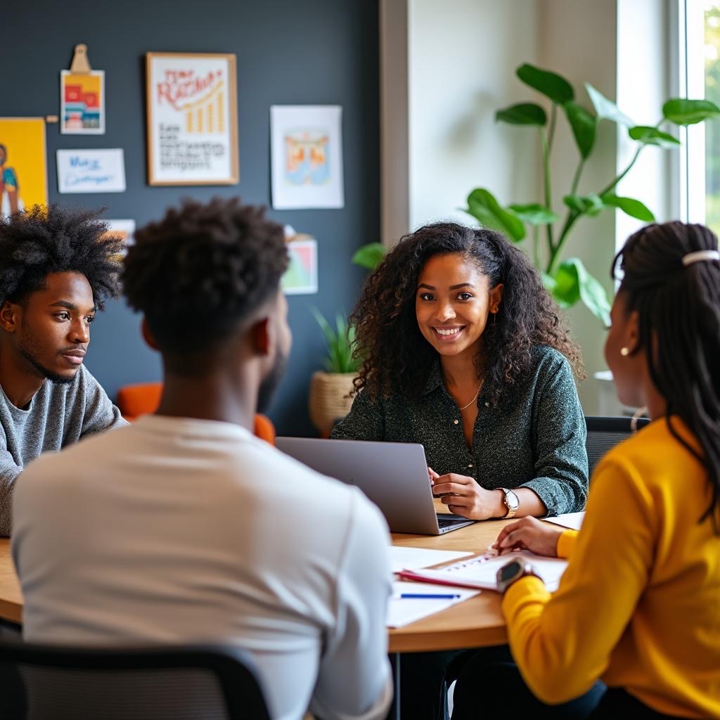 Personne déterminée avançant