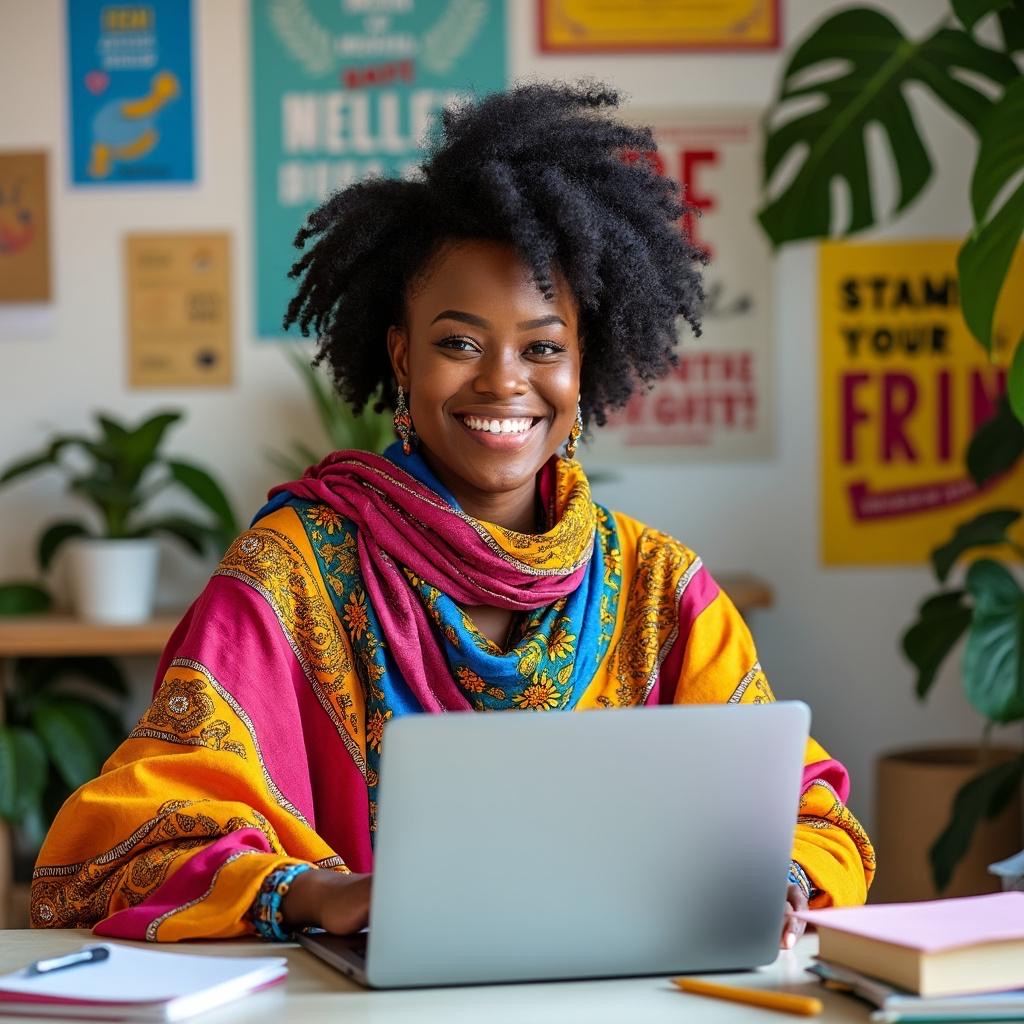 Entrepreneur travaillant sur son projet